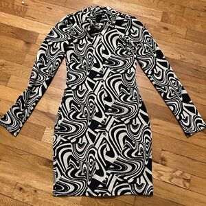 Zara Patterned Mini Dress